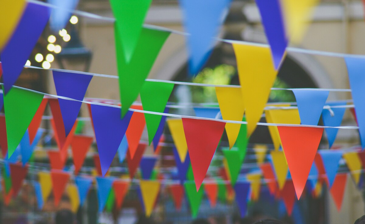 Decoração de FEsta Junina Sustentável